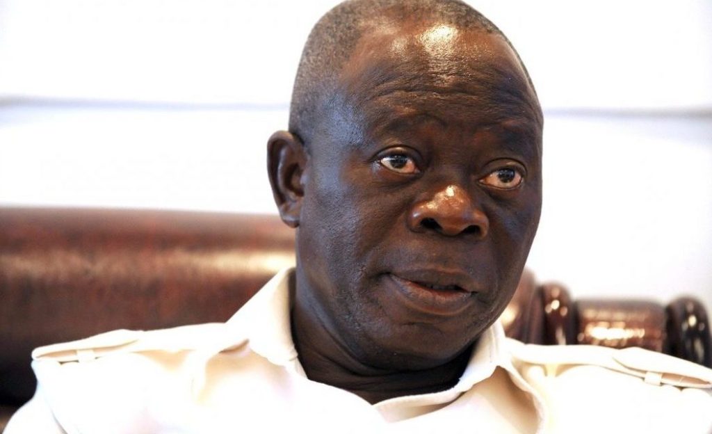 ‘Most terrible’ Rotimi Amaechi built railway to Niger Republic instead of Port Harcourt – Oshiomhole
