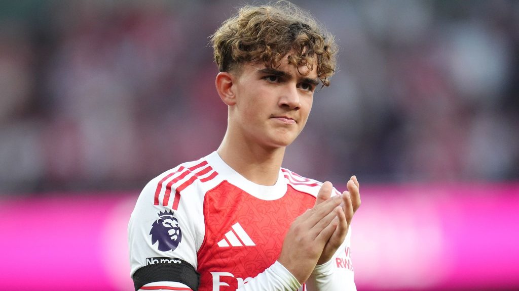 Arsenal’s Dowman becomes youngest-ever player in Champions League history