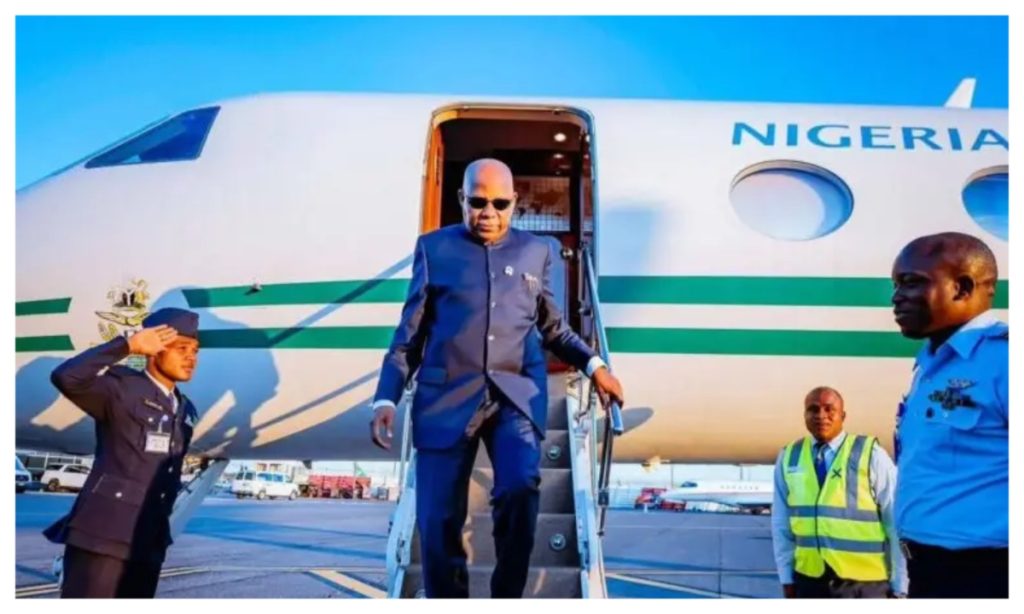 Shettima arrives South Africa for G20 summit