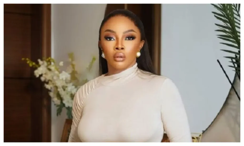 ‘Bathing babies daily could damage their skin’ – Toke Makinwa claims