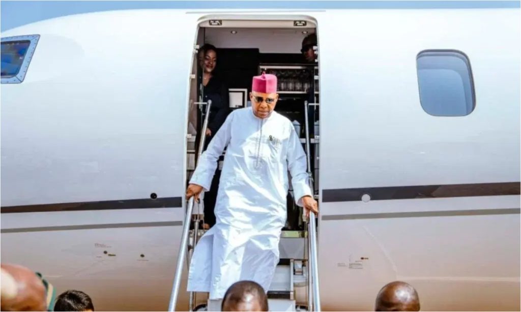 Shettima returns to Abuja after Wadagni’s inauguration in Benin Republic