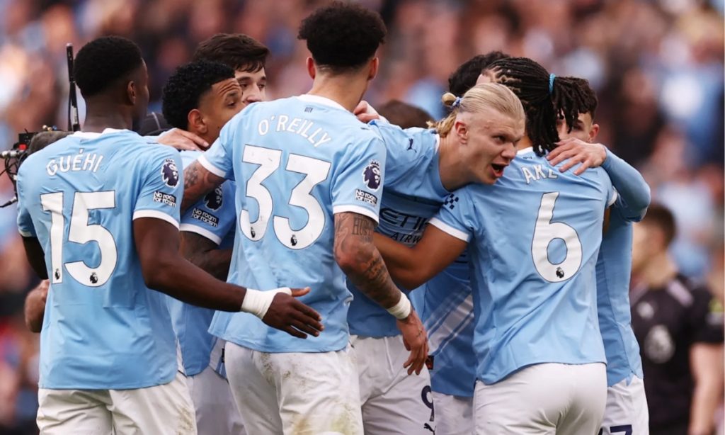 EPL: Man City drop points in title race after 3-3 draw with Everton