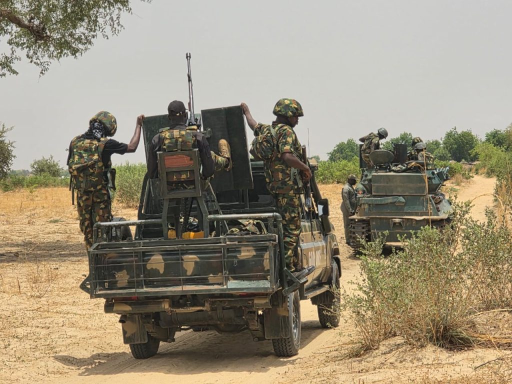 Troops arrest three suspected robbers in Borno