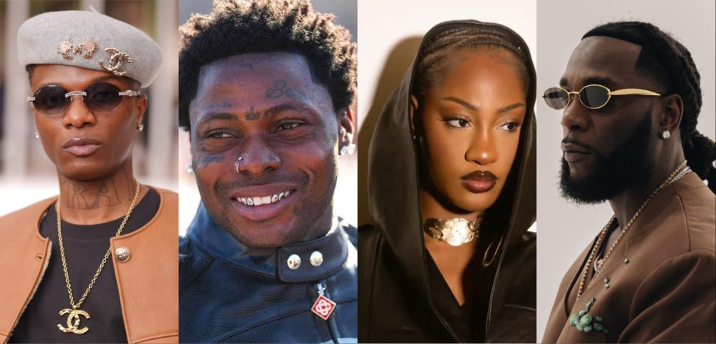 Nigerian music stars, Wizkid, Asake, Burna Boy, Tems nominated for 2026 BET Awards